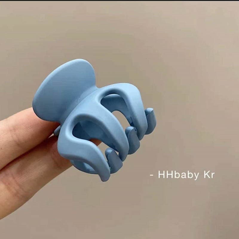 Japanese high-end cute transparent white polka dot fashion multi-hair sweet volume large back head shark girl hairpin hair accessories 10