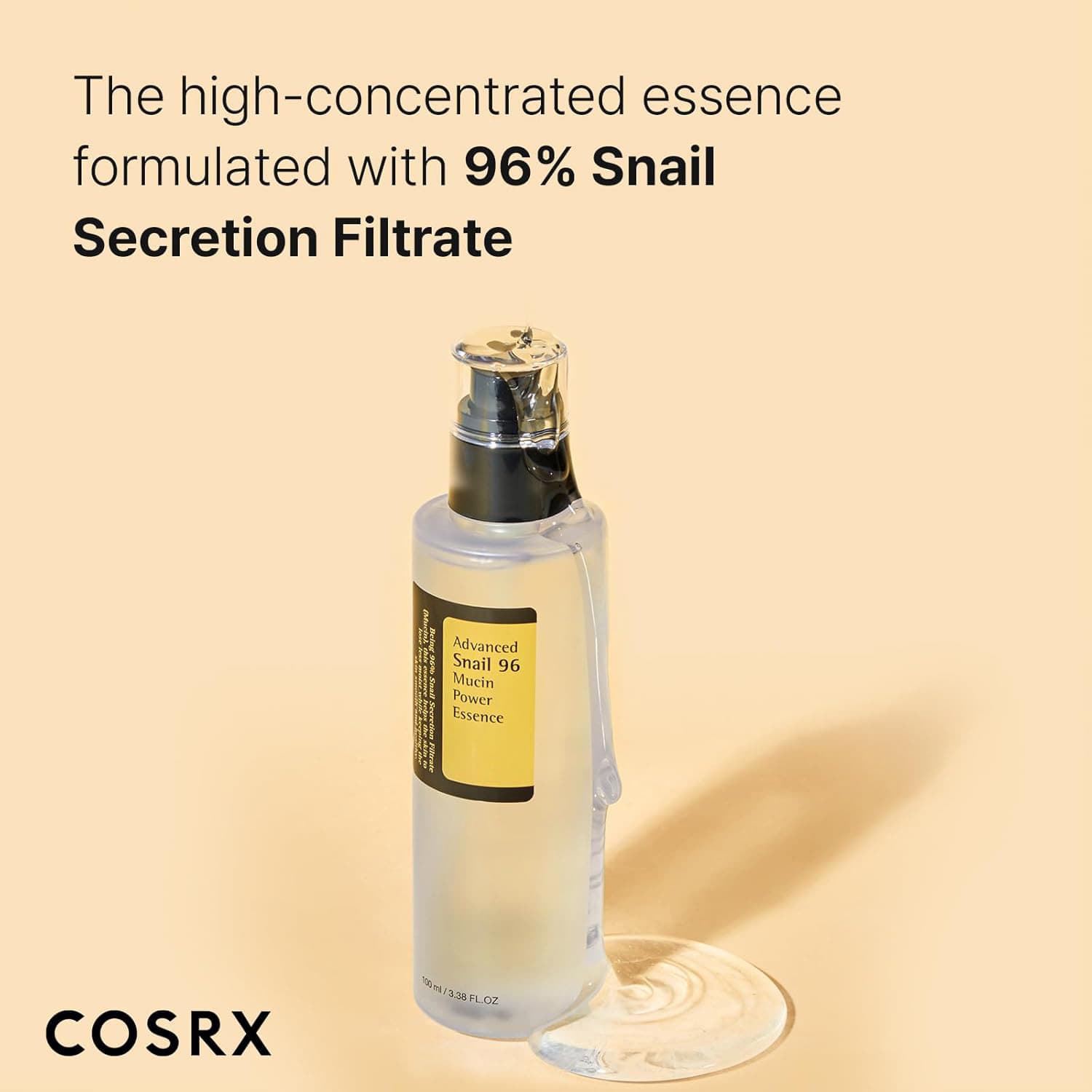 Cross-border Essen liq 96% snail essence hydrating, moisturizing, soothing and brightening maintenance snail mucus essence 5