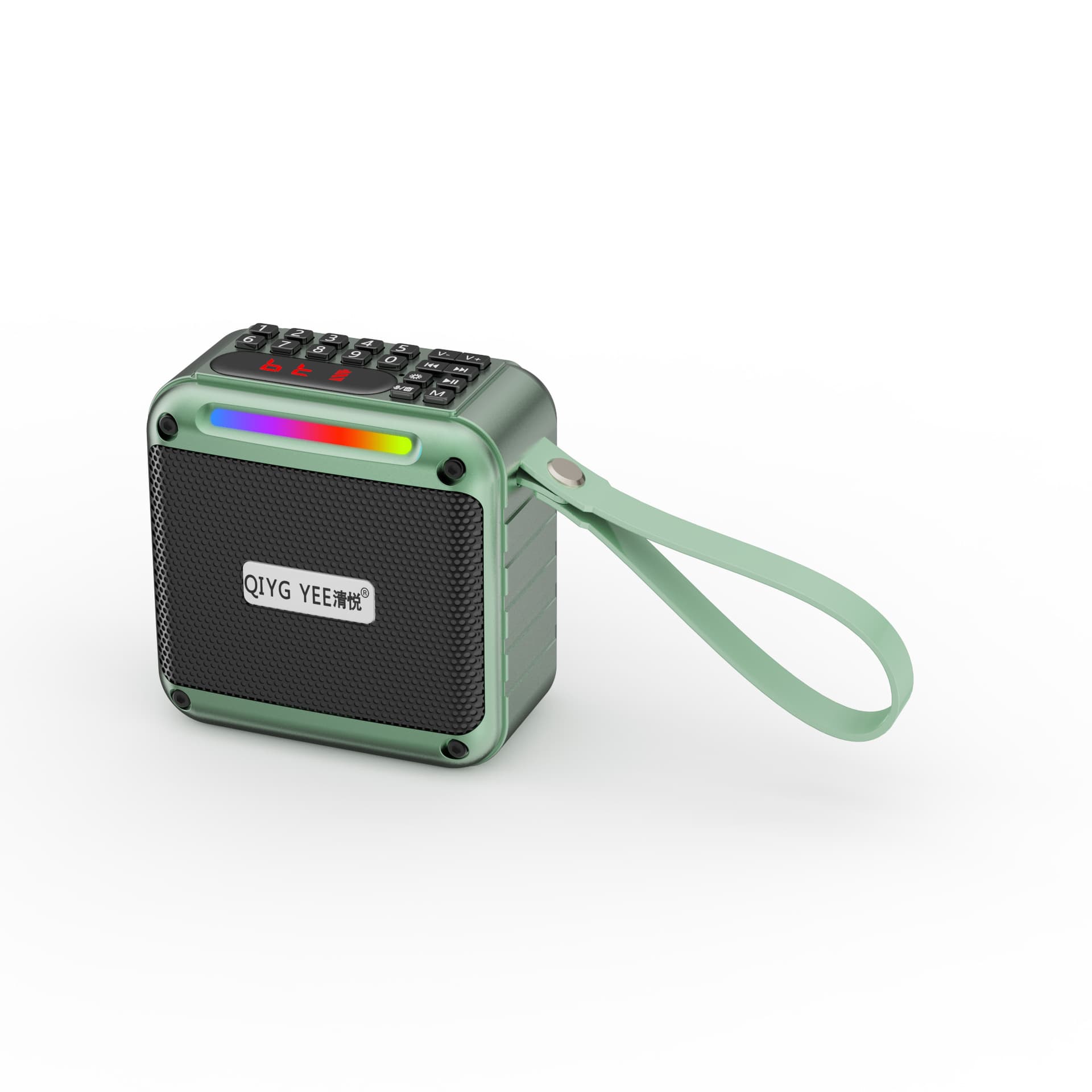 Qingyue S15 Fashion Mini Bluetooth Speaker Multifunctional Home Subwoofer Portable Outdoor MP3 Player 8