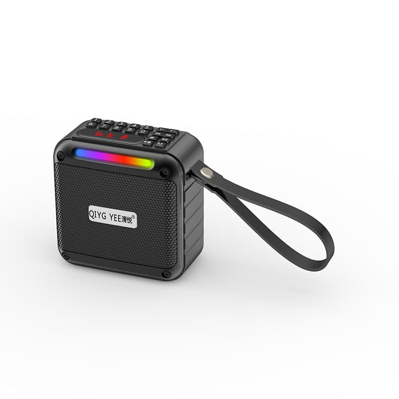 Qingyue S15 Fashion Mini Bluetooth Speaker Multifunctional Home Subwoofer Portable Outdoor MP3 Player 9