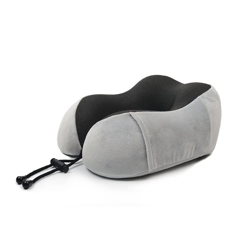 Cross-border portable travel three-piece set outdoor driving U-shaped pillow neck support memory foam neck guard U-shaped pillow with fixed logo 6