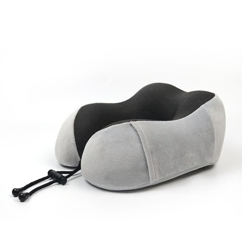 Cross-border portable travel three-piece set outdoor driving U-shaped pillow neck support memory foam neck guard U-shaped pillow with fixed logo 7