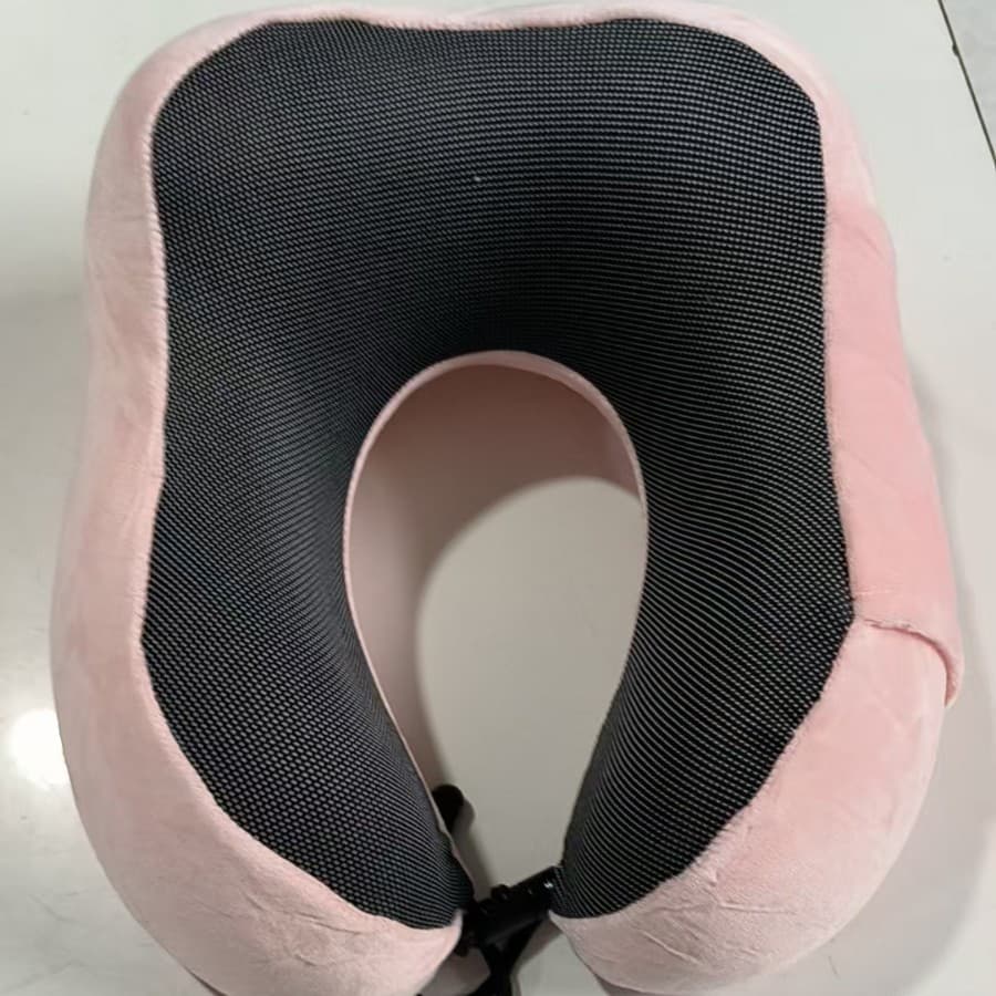 Cross-border portable travel three-piece set outdoor driving U-shaped pillow neck support memory foam neck guard U-shaped pillow with fixed logo 9