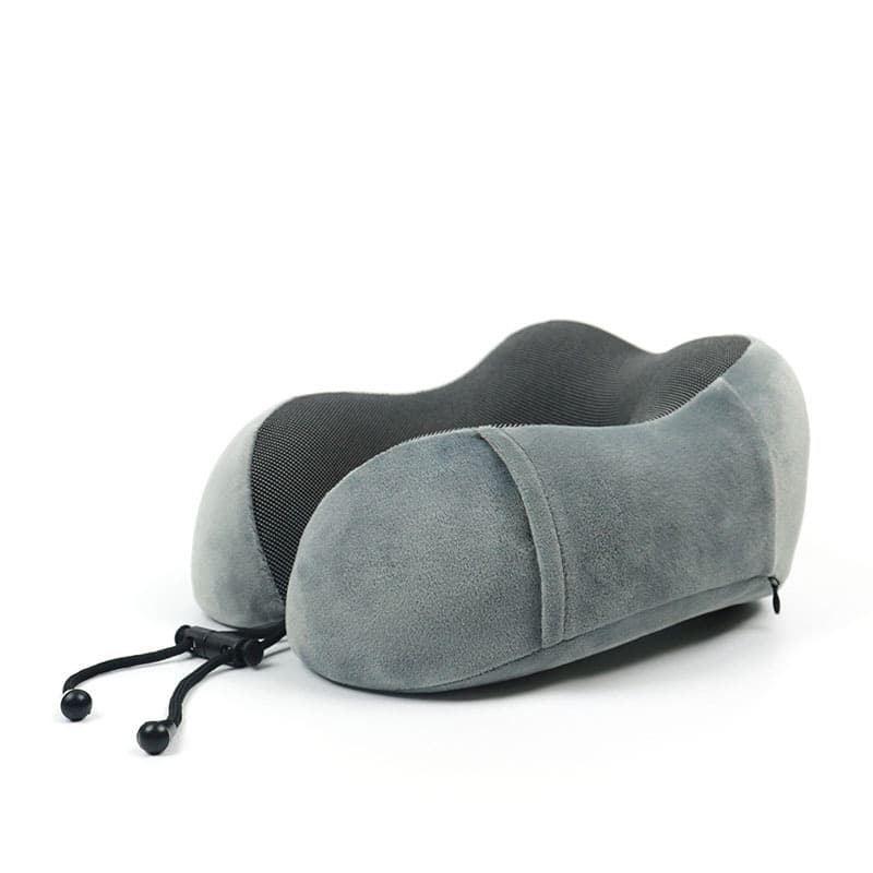 Cross-border portable travel three-piece set outdoor driving U-shaped pillow neck support memory foam neck guard U-shaped pillow with fixed logo 10