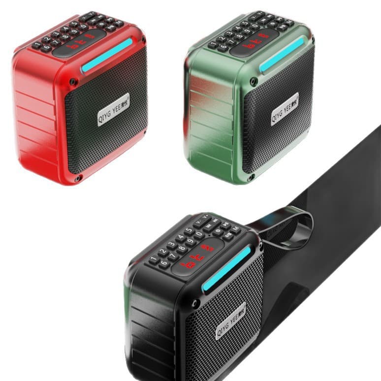 Qingyue S15 Fashion Mini Bluetooth Speaker Multifunctional Home Subwoofer Portable Outdoor MP3 Player 6