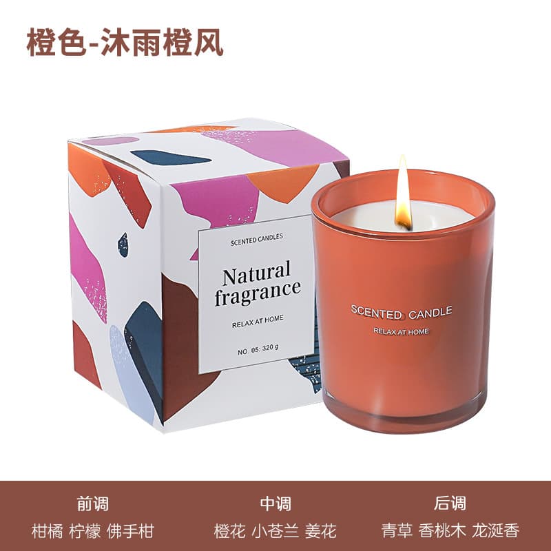 Dopamine crystal scented candle soy wax smokeless long-lasting fragrance high-end gift souvenir scented candle 7