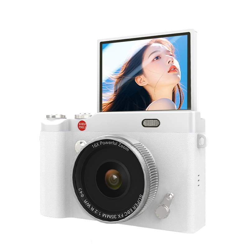 High-definition flip-screen CCD digital camera student entry-level retro travel vlog portable micro-single camera 10