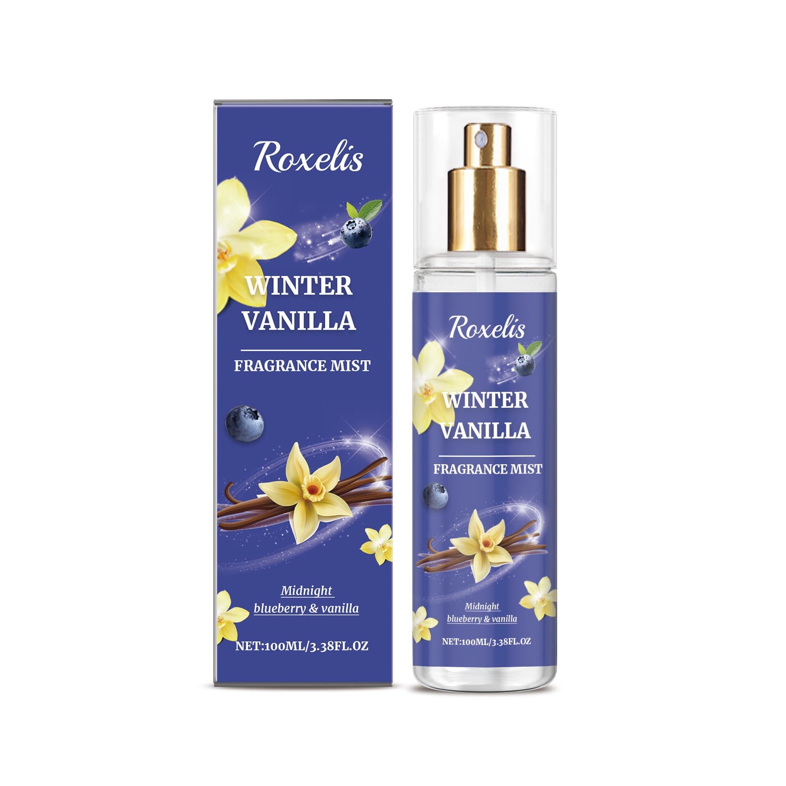 Vanilla blueberry body fragrance spray exudes unique charm, fresh fragrance, long-lasting fragrance, niche eau de toilette 7