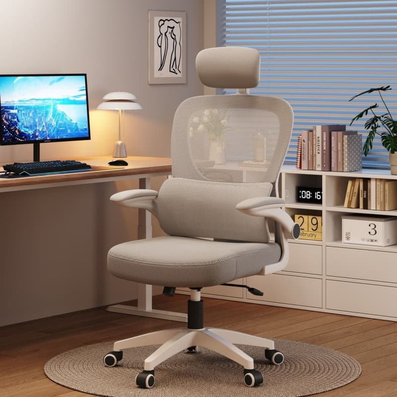 Computer chair lumbar support home office chair staff dormitory e-sports seat back chair office chair employee seat 5
