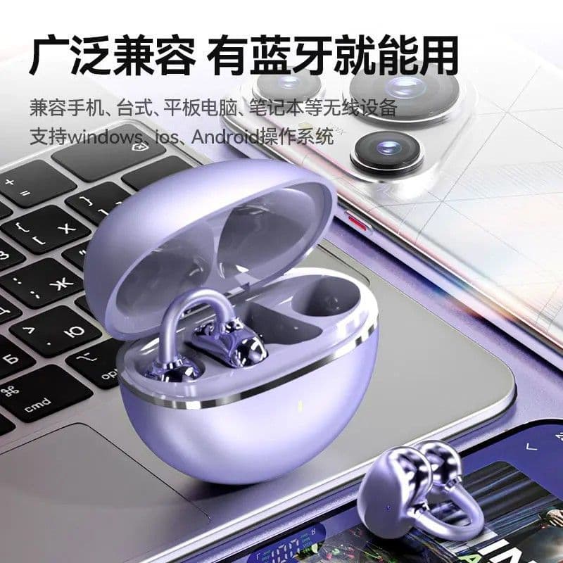 GTS26 wireless Bluetooth headset sports ear-mounted clip-on new model suitable for Huawei and Sony high quality and noise reduction 4