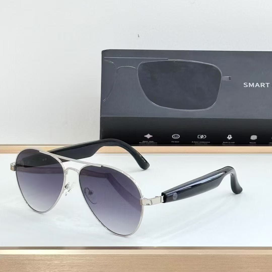 AI Smart Bluetooth Glasses Hi-Fi Stereo Ergonomic Air Sense Wearing Sunglasses Bluetooth Calling 1