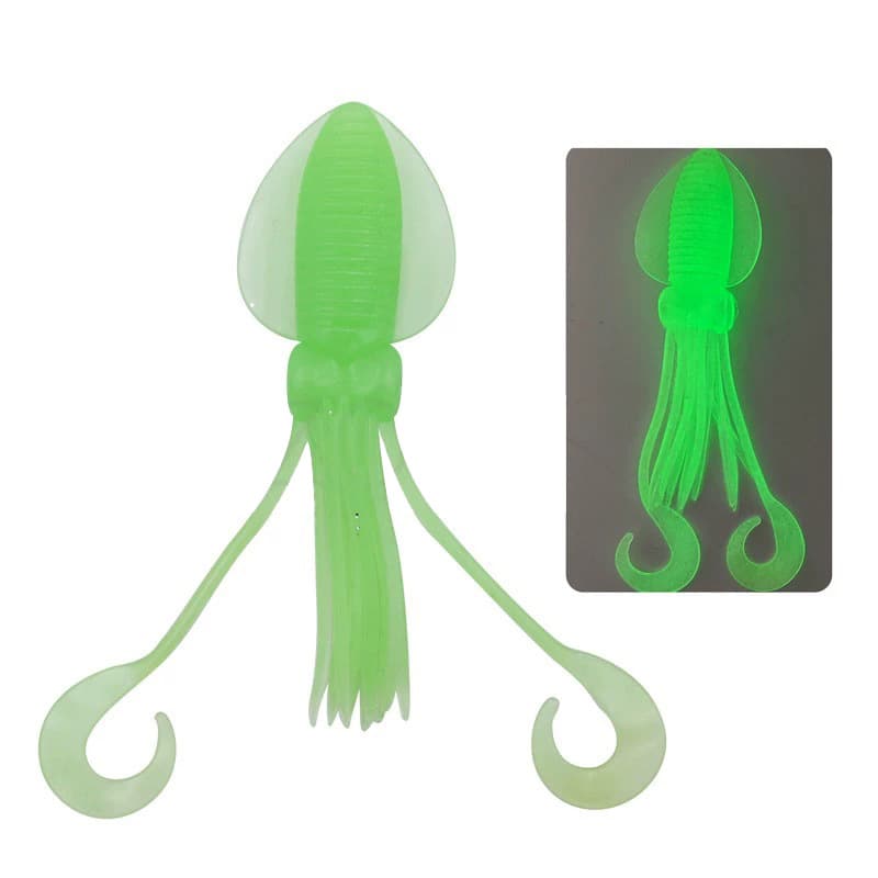 12cm15-18cm new fishing gear sea fishing lure soft fake bait bionic squid luminous squid 3