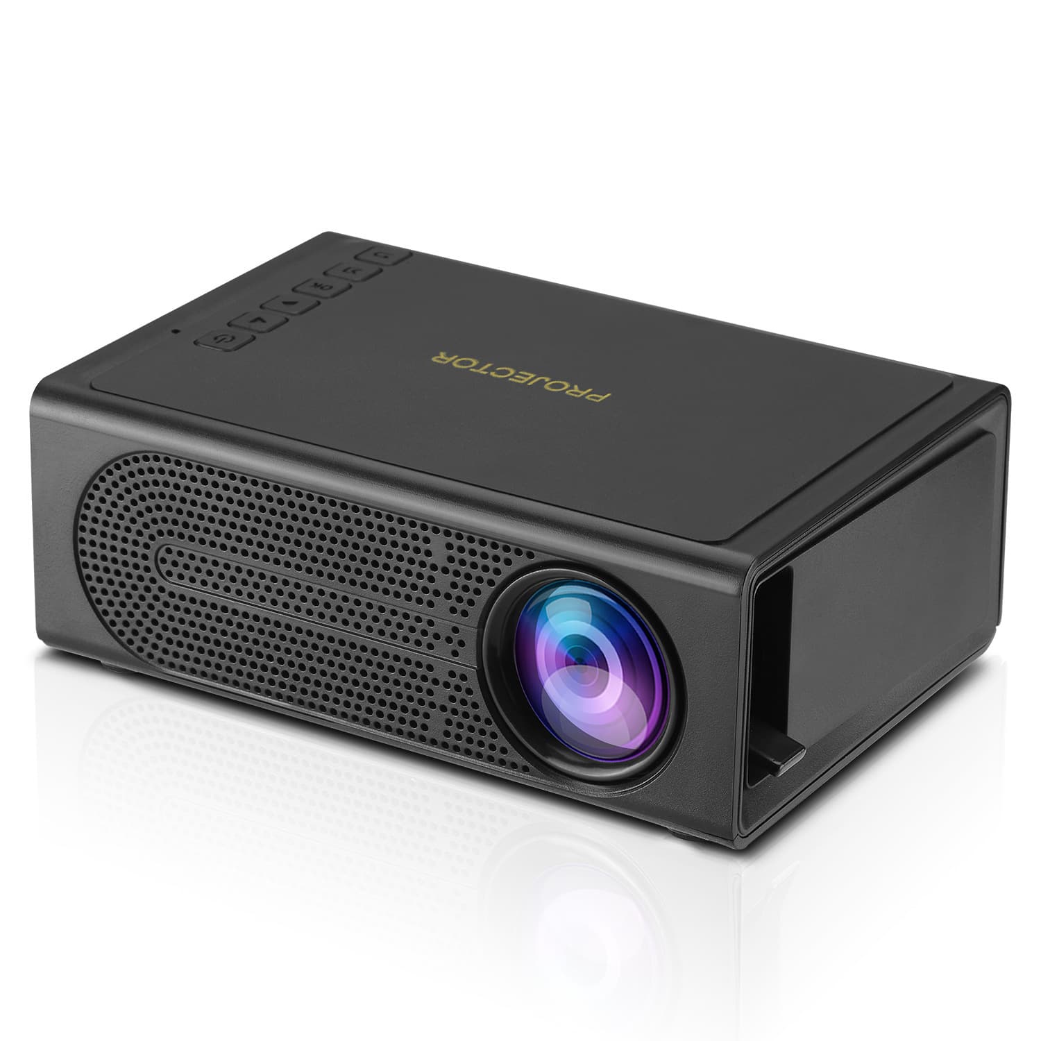 Cross-border M200 portable mini projector LED mobile phone home theater wired mobile phone same screen supports 1080p 9
