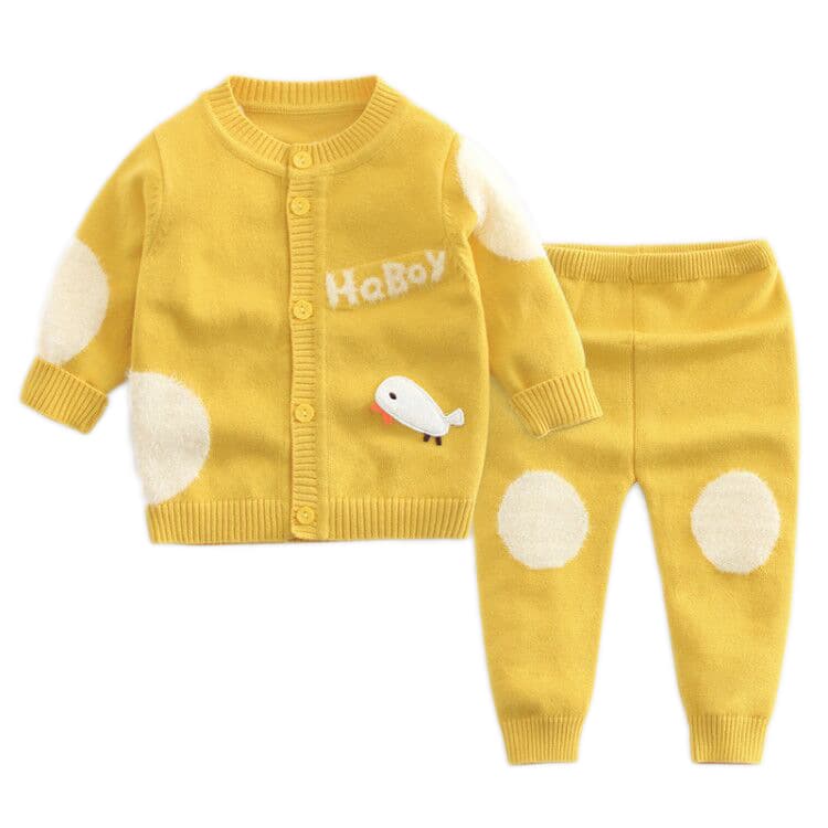 Male and female baby sweater baby suit knitted cardigan spring and autumn style super cute and cute clothes for 1 year old and 2 baby 6