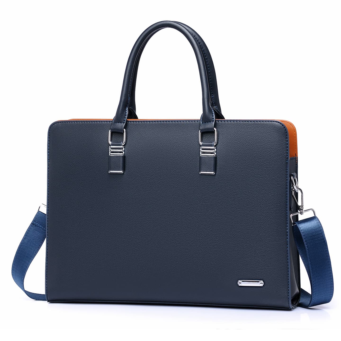 Cross-border men's bag large capacity horizontal men's handbag business briefcase shoulder crossbody bag business trip computer bag 2