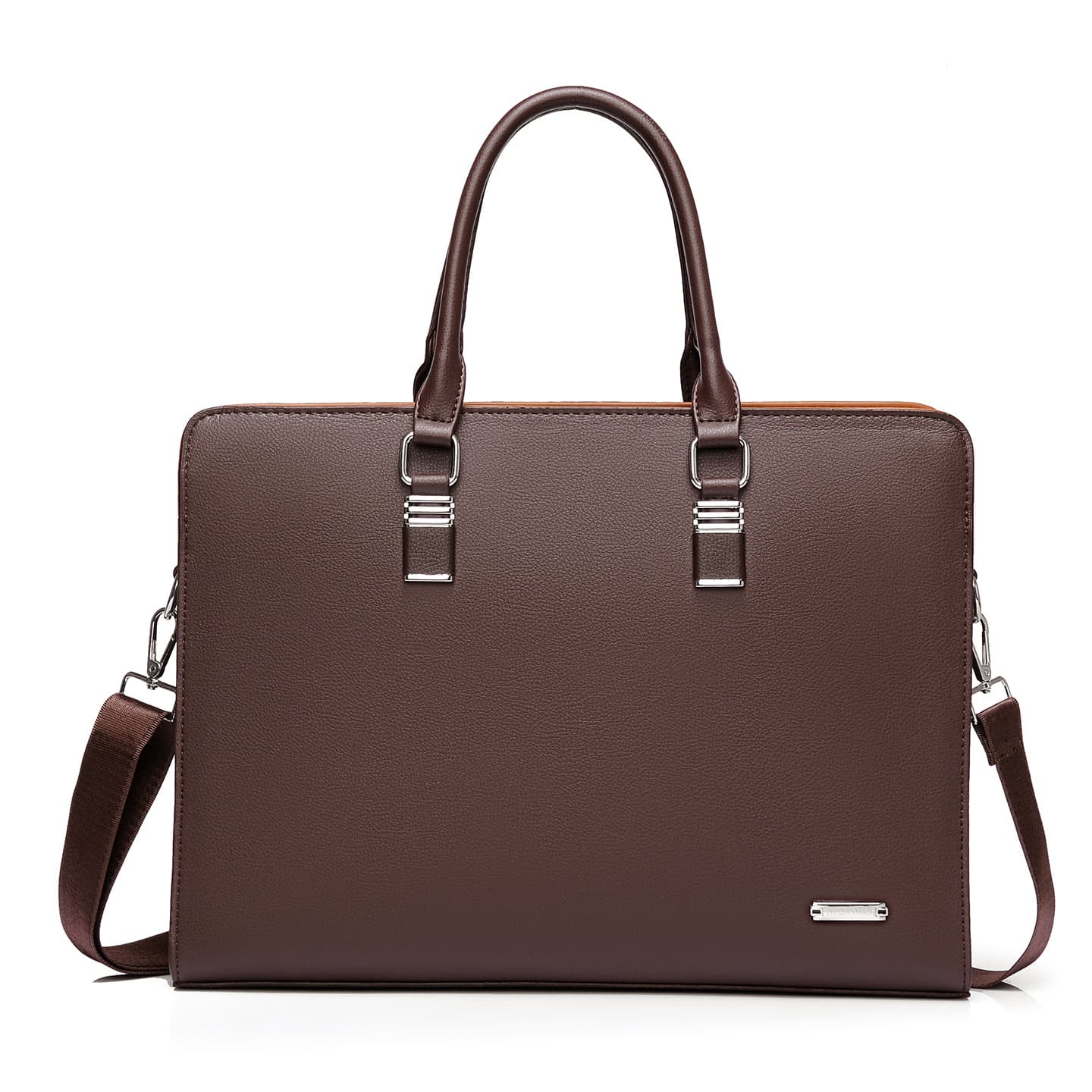 Cross-border men's bag large capacity horizontal men's handbag business briefcase shoulder crossbody bag business trip computer bag 3