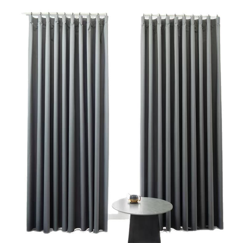 Curtain blackout and sun protection new style punch-free installation to block bay window rental room partition sunshade curtain full blackout cloth 6