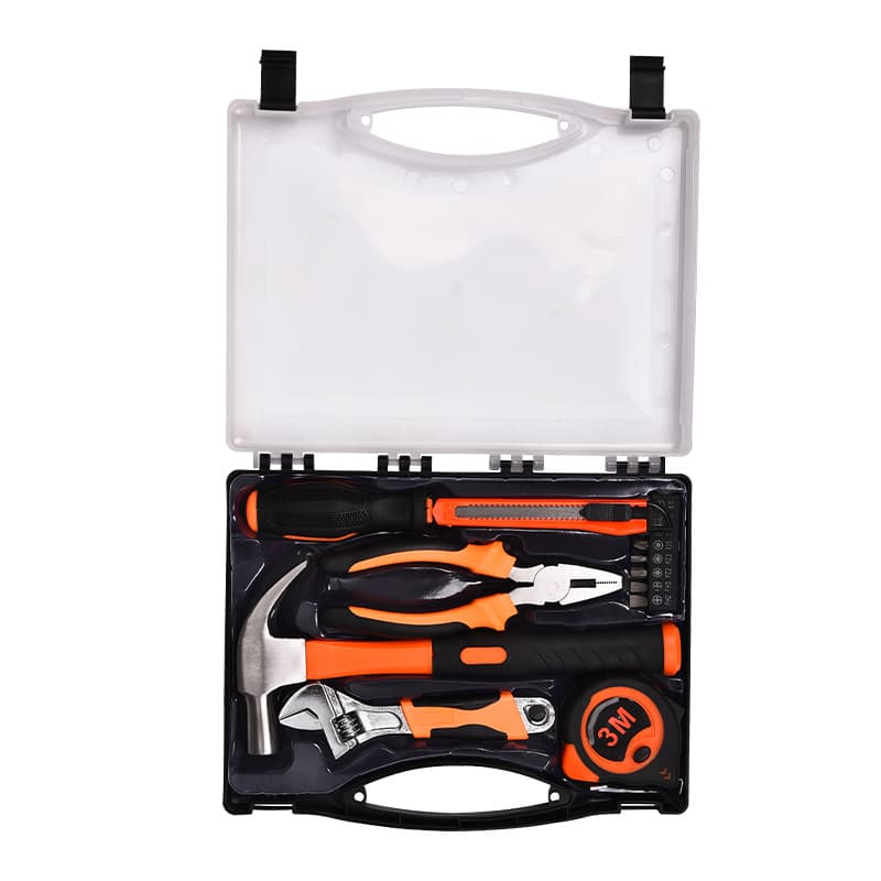New portable hardware tool box set household manual combination tool set wrench screwdriver car maintenance 6