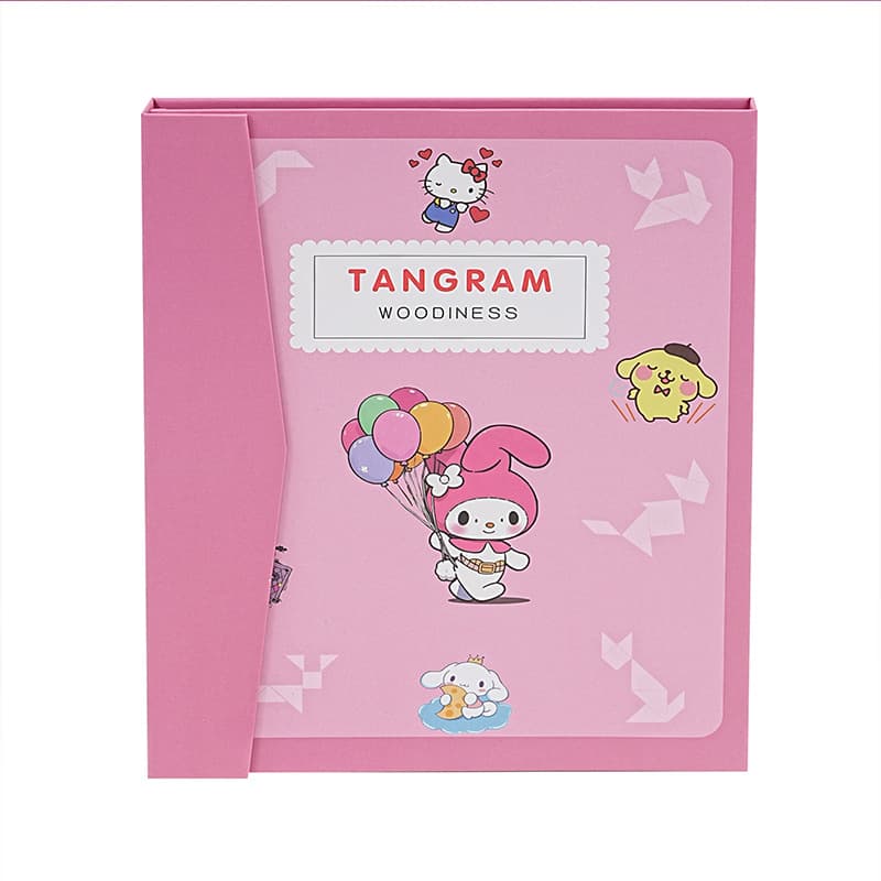 Children's intellectual toys early education puzzle magnetic magnetic tangram wooden puzzle colorful puzzle kindergarten teaching aids 6