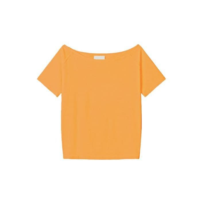 One-piece oblique shoulder short-sleeved women's T-shirt one-shoulder 2025 new women's loose lazy slouchy off-shoulder top 10