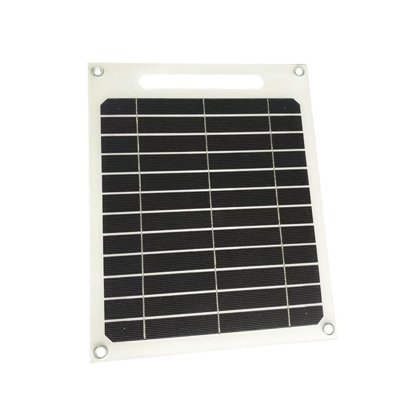 Small portable flexible solar panel photovoltaic panel mobile phone charging system outdoor emergency charging source 6