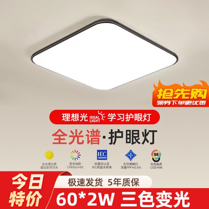 2026 New LED Ceiling Lamp Room Bedroom Lamp Living Room Lamp Hall Modern Simple Atmosphere Zhongshan Lamps 9