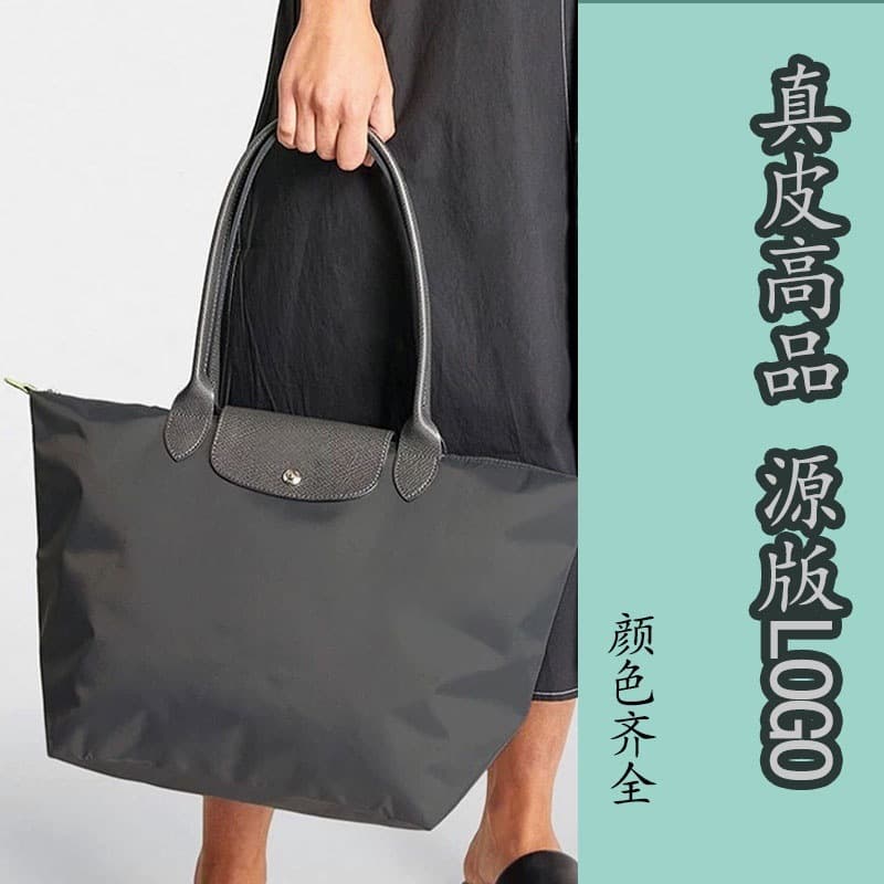 French Longxiang 70th Anniversary Tote Bag Shoulder Crossbody Mummy Waterproof Nylon Handbag Embroidered Hand Commuting Bag 4