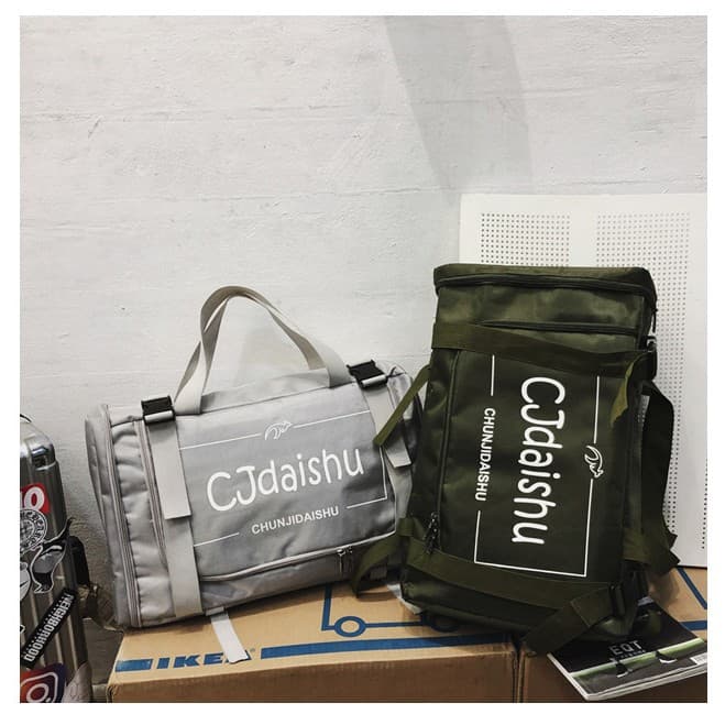 2025 sports trend Korean version student schoolbag outdoor travel shoulder handbag multi-functional fashion fitness bag 3