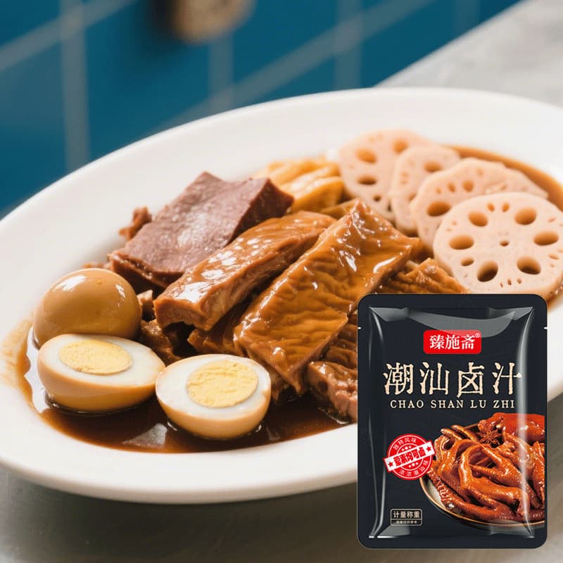 Chaoshan marinade, traditional marinade, five-spice beef sauce for lazy people, family size, small package, authentic seasoning 3