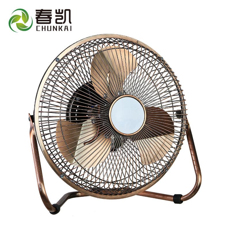 24 foreign trade hot models DC mini fan 9-inch portable household appliance USB small fan black gold silver 9
