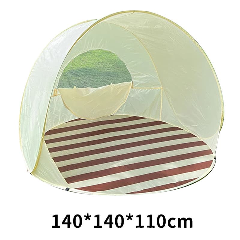 Korean ins outdoor tent portable folding one-button opening and closing camping tent sun protection awning beach tent 6