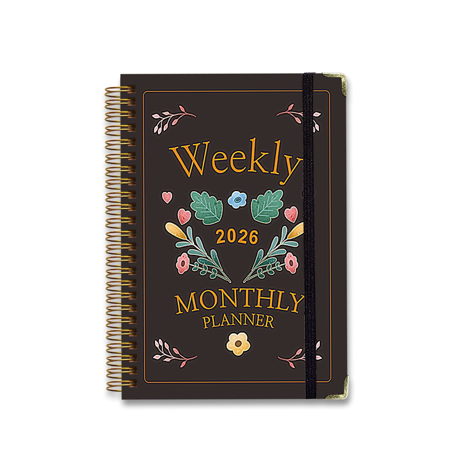 2026 cross-border stationery diary coil binding plan English version business simple schedule record book notebook 10
