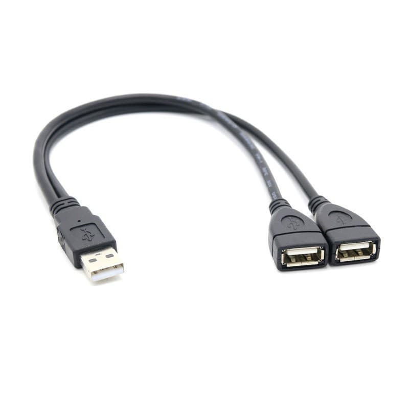 One female and two male power supply cable hard drive data connection cable 3.0 high speed male to female two-in-one car Carplay 9