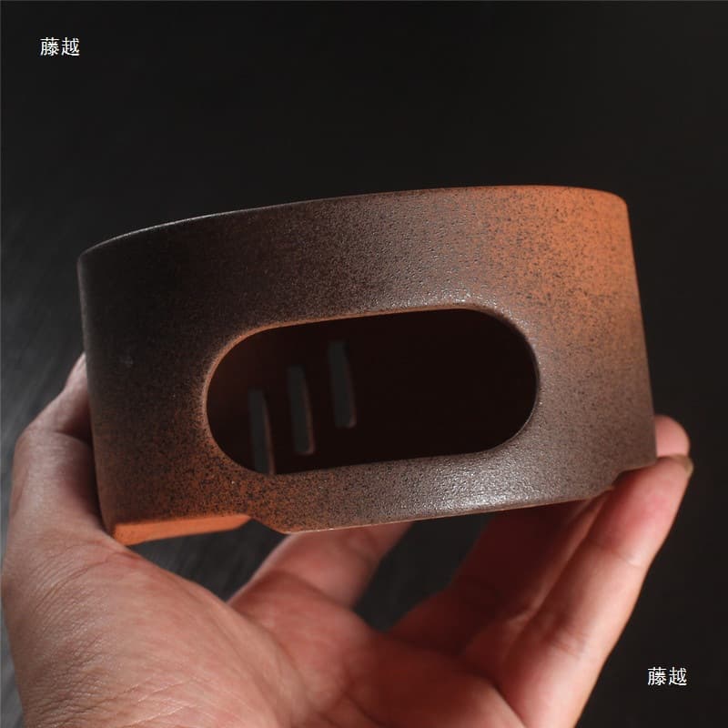 Ceramic incense burner household indoor essential oil heating candle burner coffee powder incense lamp sandalwood powder incense diffuser 4