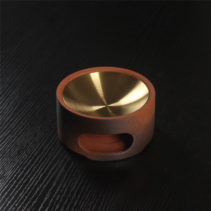 Ceramic incense burner household indoor essential oil heating candle burner coffee powder incense lamp sandalwood powder incense diffuser 1