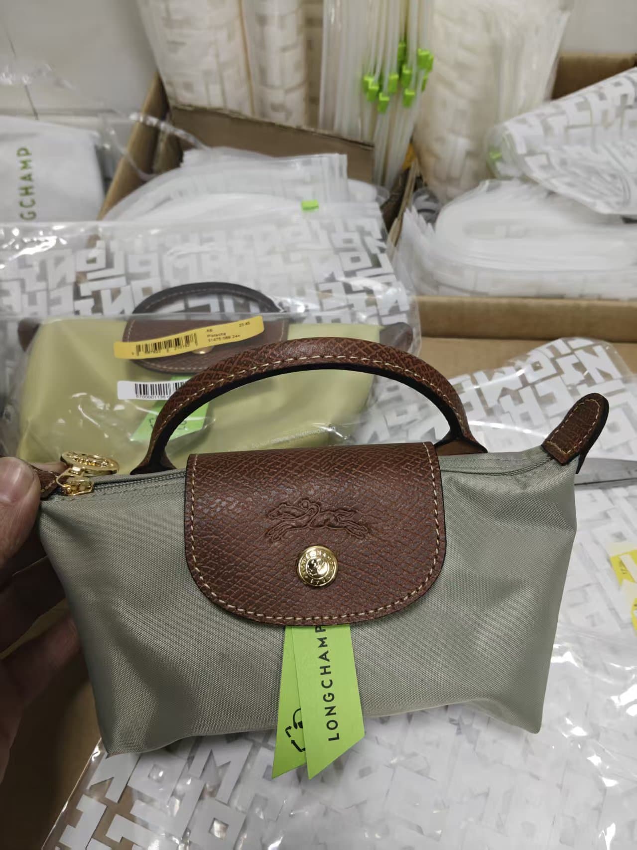 2025 top version Longxiang mini new dumpling bag short handle handbag single shoulder crossbody bag waterproof nylon bag 7