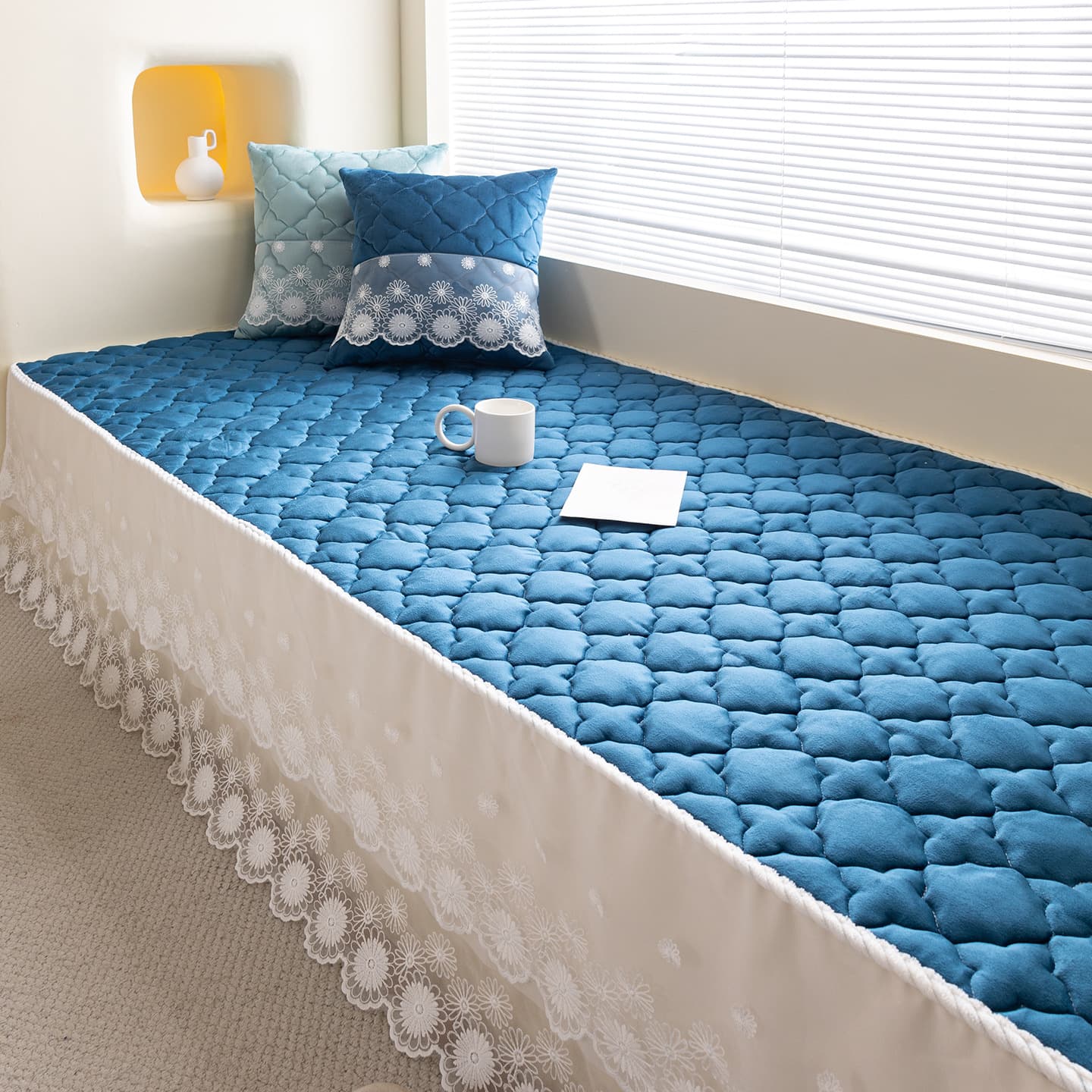 Bay window mat window sill mat universal anti-slip new thickened balcony decorative mat bedroom tatami blanket custom-made 1