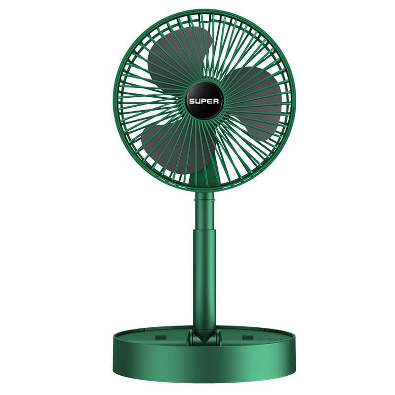 Summer desktop fan usb charging office small desktop fan foldable retractable dormitory silent strong wind 6