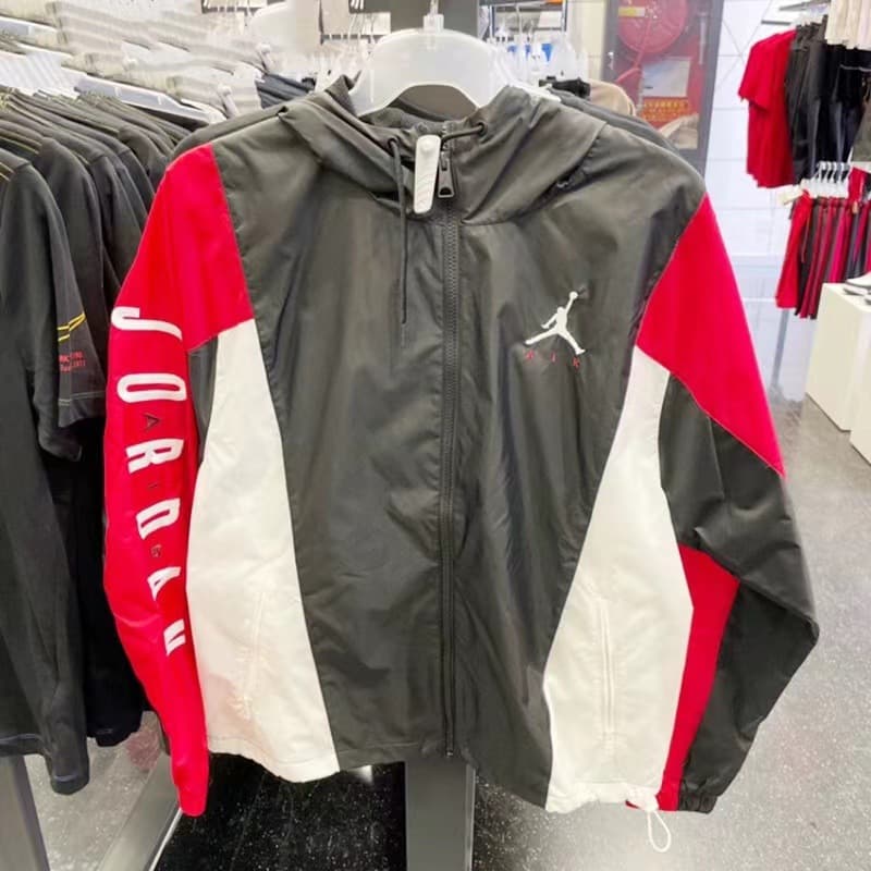 AJ sports windbreaker men's new spring and autumn casual jacket new outdoor breathable student long-sleeved running jacket 4