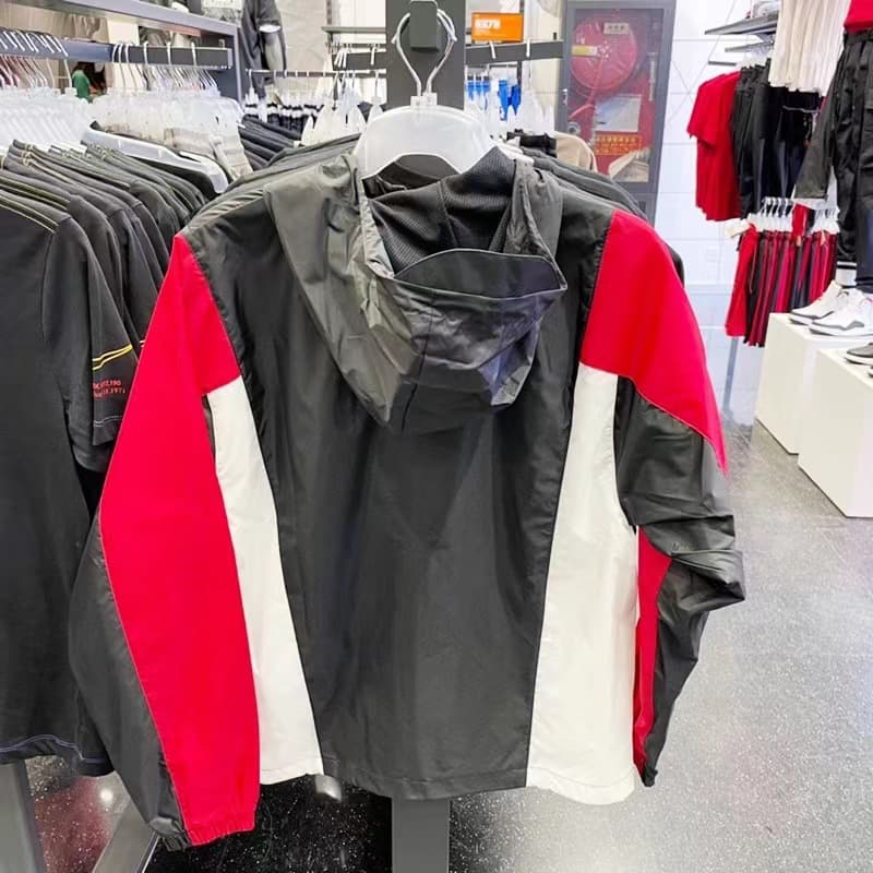 AJ sports windbreaker men's new spring and autumn casual jacket new outdoor breathable student long-sleeved running jacket 5
