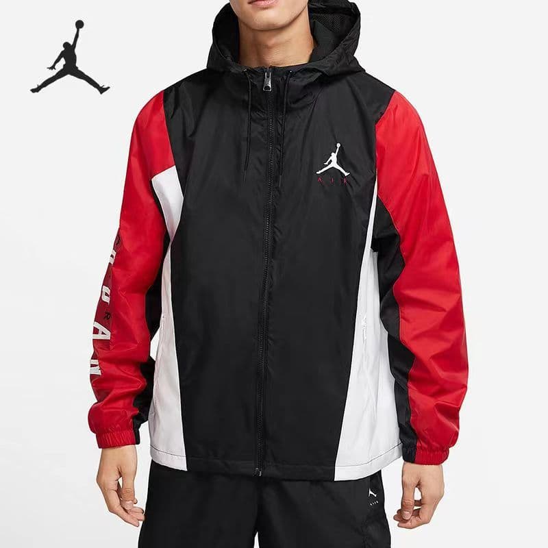 AJ sports windbreaker men's new spring and autumn casual jacket new outdoor breathable student long-sleeved running jacket 7