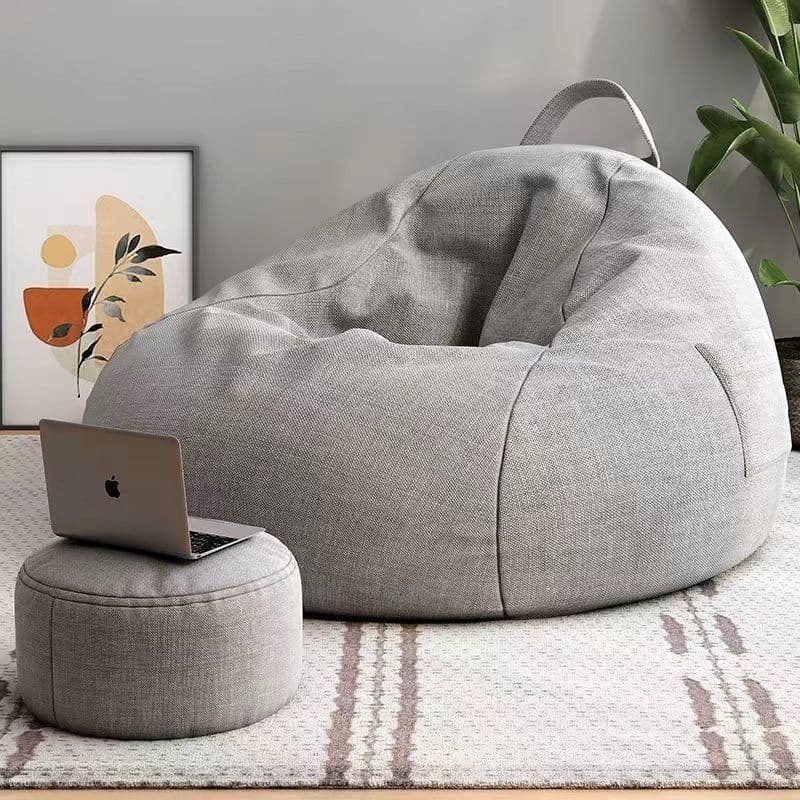 Lazy sofa bean bag Internet celebrity living room bedroom leisure tatami balcony lazy chair can lie down and sleep small pouf 4