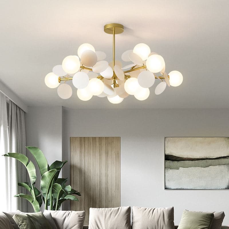Nordic color lighting designer Internet celebrity personality creative restaurant living room lamp warm bedroom princess chandelier cross-border 3