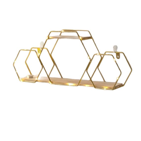 No punching wall shelves creative bedroom wall home iron wall hanging wardrobe wall cosmetics storage 6