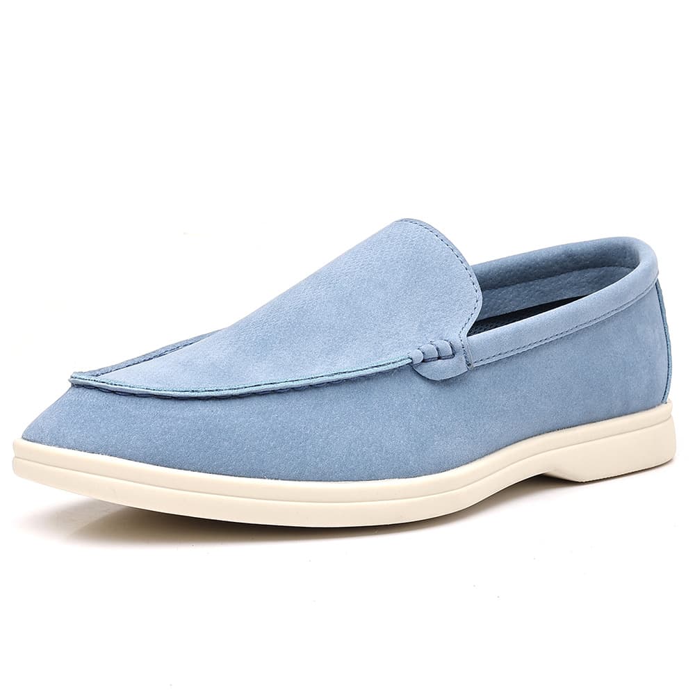 Men's British loafers retro casual single-foot casual versatile lazy shoes summer breathable 3