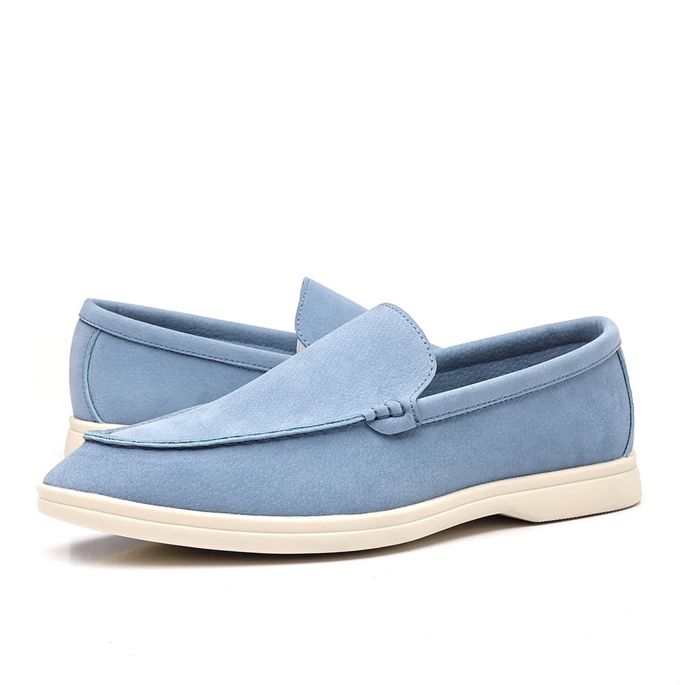 Men's British loafers retro casual single-foot casual versatile lazy shoes summer breathable 6