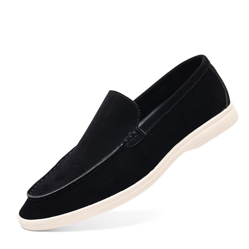 Men's British loafers retro casual single-foot casual versatile lazy shoes summer breathable 7