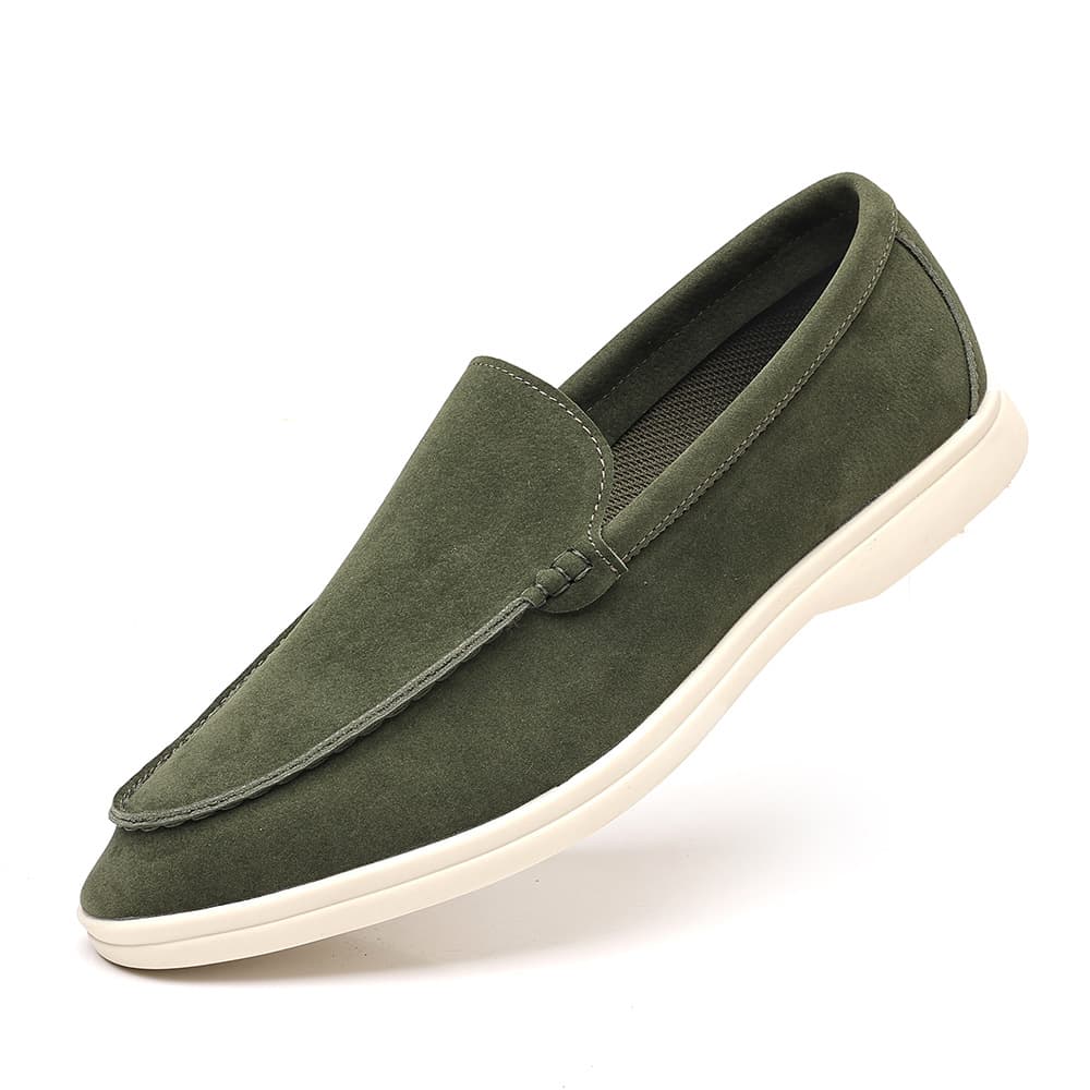 Men's British loafers retro casual single-foot casual versatile lazy shoes summer breathable 8