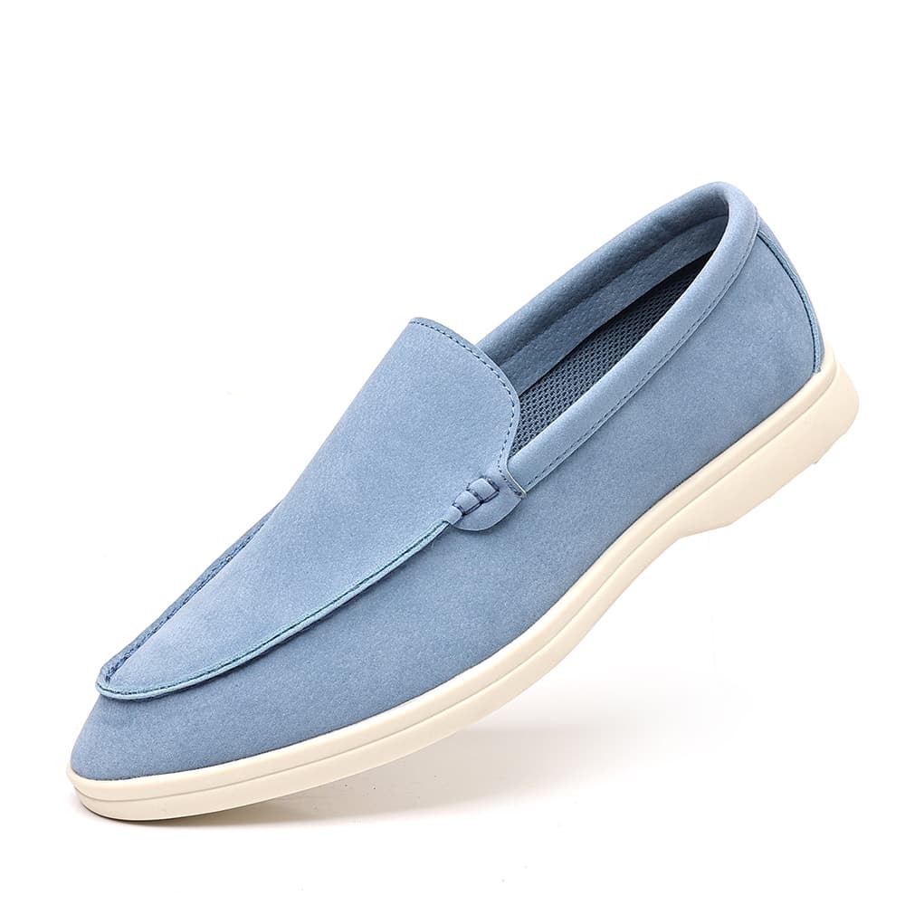 Men's British loafers retro casual single-foot casual versatile lazy shoes summer breathable 9