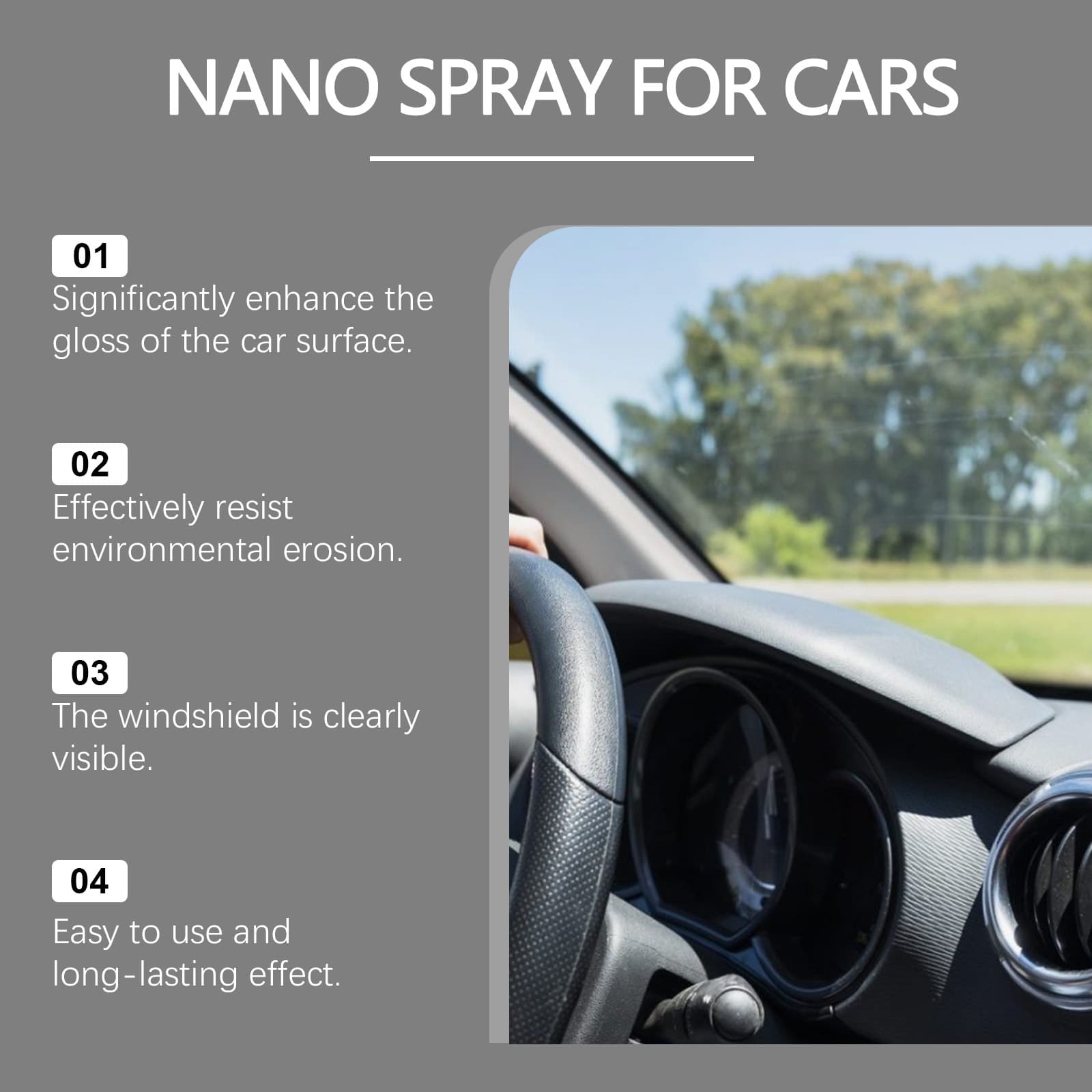 Rayhong Car Scratch Care Spray Set Maintenance, Renovation, Scratches, Scratches, Polishing, Touch-up Paint Maintenance 5